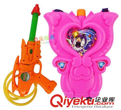 夏日戲水玩具 廠家批發(fā) 夏日戲水玩具 巴拉拉小魔仙背包水槍 特大號兒童水槍原始圖片3