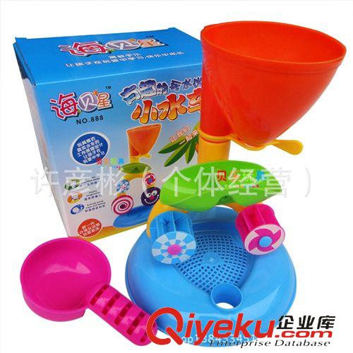 夏日戲水玩具 批發(fā)兒童夏天系列夏日戲水 沙灘玩水 海貝星小水車水滴車0.35原始圖片2