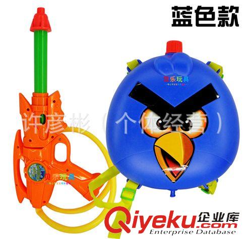 夏日戲水玩具 批發水槍玩具大號氣壓背包式小鳥水槍 高壓玩沙灘戲水玩具0.38原始圖片3