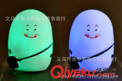 小夜燈 創(chuàng)意七彩蛋殼小夜燈   led發(fā)光七彩蛋殼原始圖片2