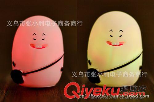 小夜燈 創(chuàng)意七彩蛋殼小夜燈   led發(fā)光七彩蛋殼原始圖片3