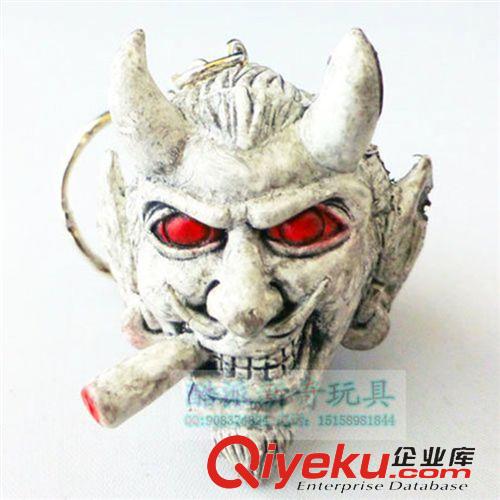 鑰匙配飾 愛奇玩具批發恐怖鑰匙扣 彩繪面具搞笑整人玩具整蠱道具