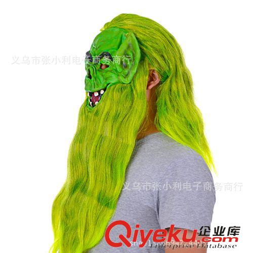 面具 萬圣節(jié)恐怖面具 環(huán)保乳膠派對(duì) 酒吧 魔鬼鬼臉面具原始圖片2