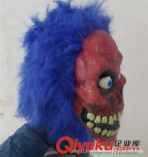 恐怖面具 萬圣節(jié)恐怖面具 環(huán)保乳膠派對 酒吧 魔鬼鬼臉面具原始圖片2