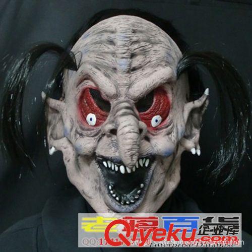 恐怖面具 超級(jí)恐怖面具 鬼怪面具 巫婆面具 紅眼灰發(fā)面具