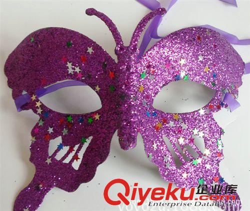 眼罩面具系列 廠家舞會面具批發 彩繪眼罩 金粉面具 彩繪卡丹面具 wns面具原始圖片2