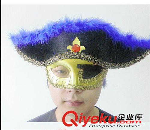 眼罩面具系列 萬圣節(jié)用品/鬼節(jié)用品/化妝舞會(huì)用品-獨(dú)眼龍海盜面具原始圖片2