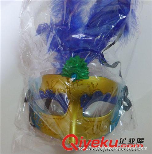 眼罩面具系列 舞會表演面具，彩繪面具,wns面具,gd羽毛卡丹面具顏色隨機原始圖片2