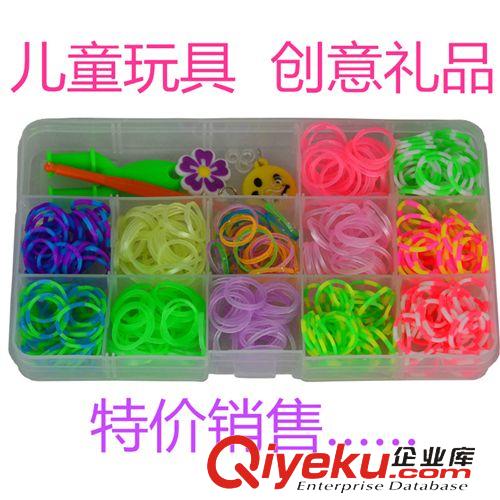 DIY皮筋 新款韓國DIY彩虹編織皮筋套裝兒童創意飾品彩色手工tj廠家直銷原始圖片2