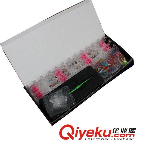 DIY皮筋 新款上市 益智DIY手工編織彩色皮筋 紙盒套裝 廠家直銷 送禮{sx}原始圖片3