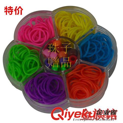 DIY皮筋 新款 DIY彩虹編織皮筋 花瓣盒套裝 送禮{sx} 廠家直銷原始圖片2
