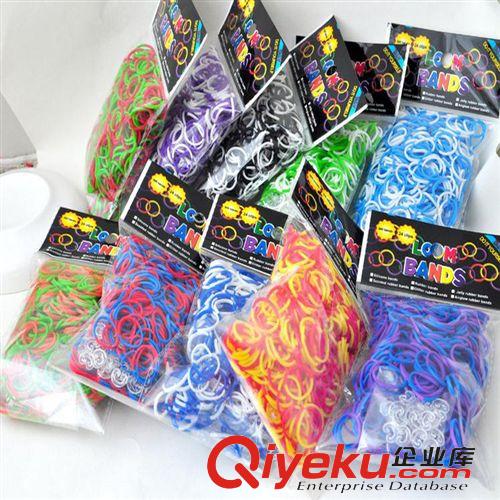 DIY皮筋 新款 rainbow loom彩虹編織皮筋 DIY玩具 散裝配套 廠家直銷原始圖片2