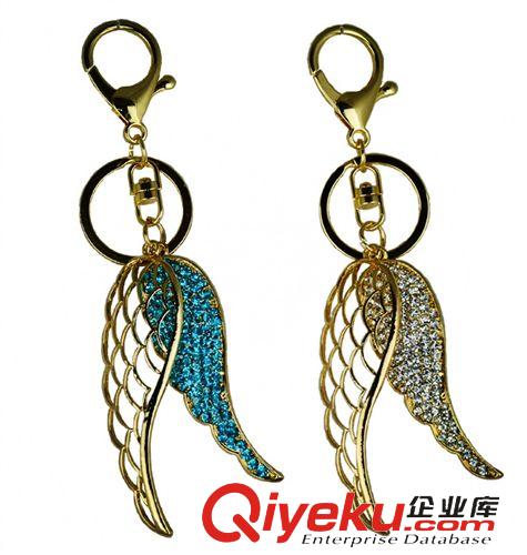 鑰匙扣 創(chuàng)意禮品 綠葉雙層鑰匙扣 可愛(ài)女士飾品個(gè)性汽車(chē)掛件 廠家直銷(xiāo)原始圖片3