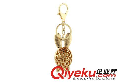 鑰匙扣 創意禮品 紅色兔頭鑰匙扣 可愛女士包掛件 汽車掛件 廠家直銷原始圖片3