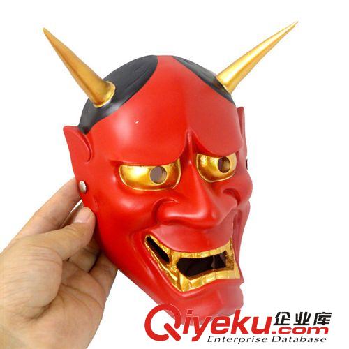 【化妝舞會面具】 珍藏版工藝面具 般若主題面具 日本佛教鬼首般若面具樹脂面具原始圖片2