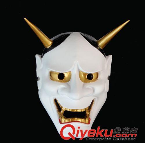 【化妝舞會面具】 珍藏版工藝面具 般若主題面具 日本佛教鬼首般若面具樹脂面具原始圖片3