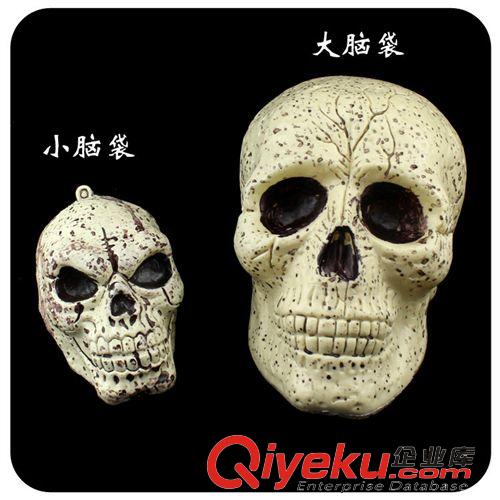 【萬圣節用品】 萬圣節裝飾恐怖搞怪惡搞整蠱整人道具樹脂骷髏頭擺飾酒吧場景布置原始圖片2