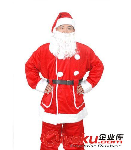 【圣誕節用品】 兒童圣誕裝 精品圣誕老人服 兒童無紡布圣誕衣 男童款 五件套