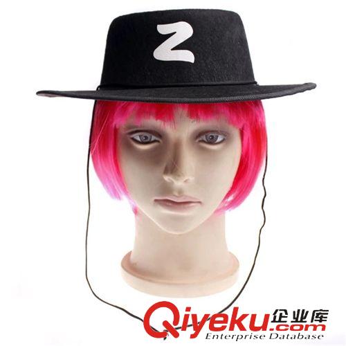 【舞會帽子】 萬圣節用品 化妝舞會派對用品 Cosplay道具 佐羅帽子 佐羅面具原始圖片3
