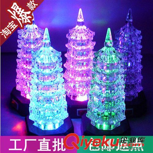 夜燈/兒童玩具類 搪膠小夜燈混款批發(fā) 七彩漸變夜燈 LED漸變夜燈 地?cái)傄故辛x烏貨源