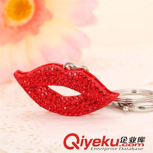 韓潮飾品 AJ63 鑰匙扣   汽車用品鑰匙扣  包包掛件 夸張大紅唇掛件 現(xiàn)貨原始圖片2