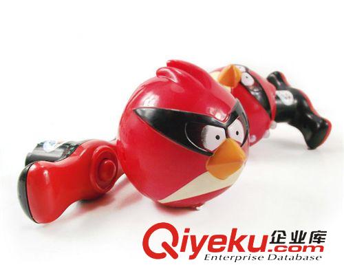 新品上架 憤怒小鳥陀螺帶紅外線 七彩音樂燈光陀螺每盒12個 地攤熱賣原始圖片3