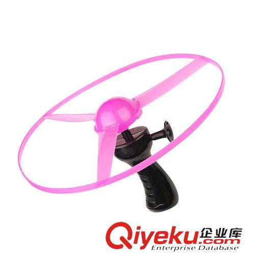 發光玩具 直徑25CM閃光飛碟夜光飛碟拉線發光飛碟 地攤玩具原始圖片2