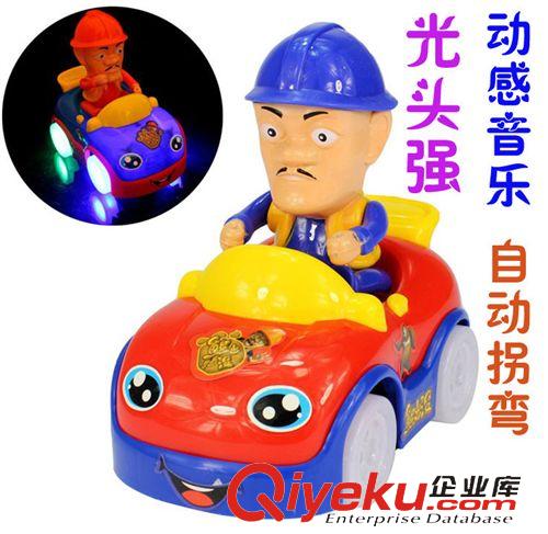 电动玩具 熊出没卡通车 超炫四轮带灯发光音乐万向儿童电动玩具车批发