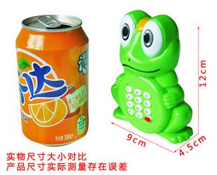 早教玩具 會唱歌/發聲的電話機 卡通動漫電話機 寶寶電話機 青蛙款原始圖片3