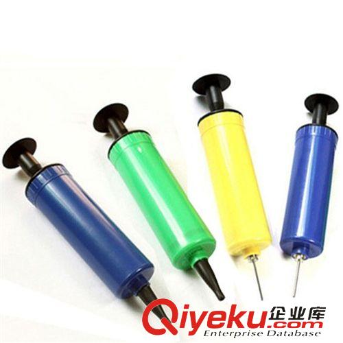 充氣玩具 小號 球類充氣筒 帶氣針針筒打氣筒 充氣工具 迷你手推打氣筒
