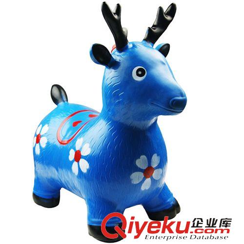 充氣玩具 帶音樂 加厚跳跳馬/跳跳牛/跳跳鹿 充氣玩具 運動玩具原始圖片3