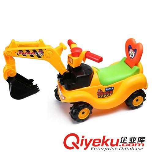 童車 廠家直銷大型大號仿真兒童工程童車 小孩可騎可坐挖土挖掘機