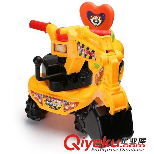 童車 廠家直銷大型大號仿真兒童工程童車 小孩可騎可坐挖土挖掘機