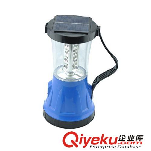 燈具類 太陽能充電一體式強光手電筒 LED手提燈 帳篷燈 營地燈 野營燈原始圖片2