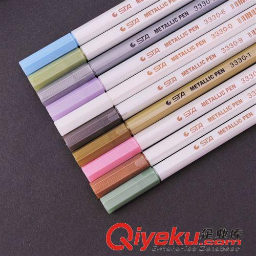 暢銷推薦區(qū) 大鳥文具 批發(fā) 斯塔金屬筆 相冊筆  10墨色 3330(一盒10支）原始圖片2