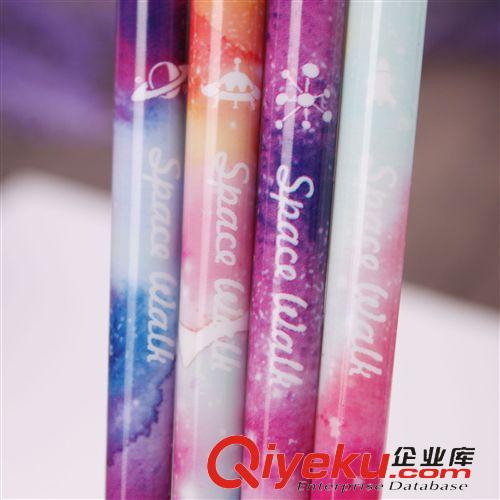 3月上新 批發(fā) 藍果 水彩星空-筷子中性筆 0.38mm 鉆石筆頭 4圖案 LG-5379原始圖片2