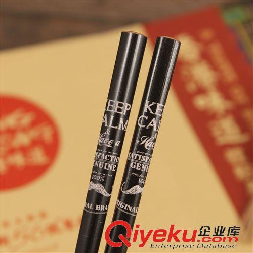 【餐具 筷勺 碗】 批發(fā) 青壹坊 黑色狂迷時(shí)尚筷子2只裝 3圖案 TR-BD37422原始圖片2