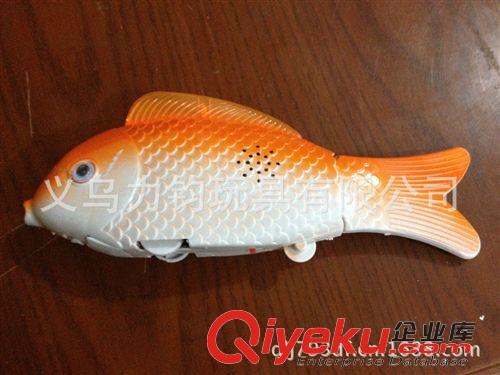 其他玩具 雙燈電動(dòng)魚玩具 陸地電動(dòng)魚 自由魚 玩具仿真魚（電動(dòng)燈光 音樂）原始圖片3