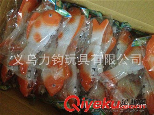 塑膠玩具 小蘋(píng)果陸地電動(dòng)魚(yú) 自由魚(yú) 玩具仿真魚(yú)（電動(dòng)燈光 音樂(lè)）