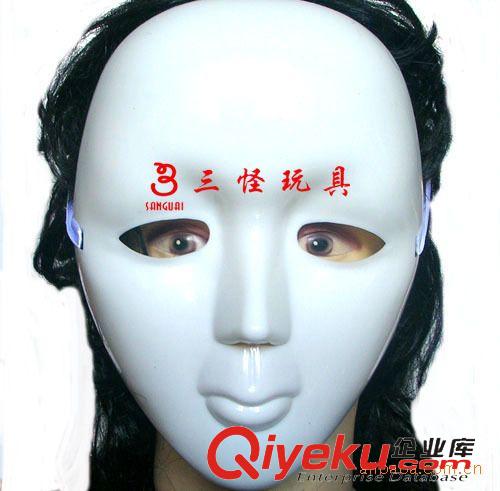 .....其它面具 供應圣誕節萬圣節面具 舞會面具 街舞表演面具 電鍍白色面具批發原始圖片3