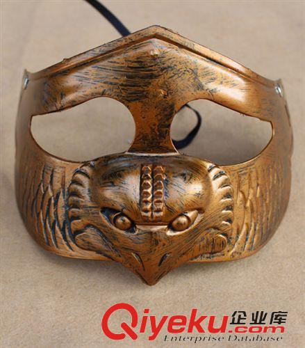 .....其它面具 化妝舞會(huì)裝扮/角斗士電影/復(fù)古/騎士盔甲面具/仿金屬質(zhì)感半臉面具原始圖片3