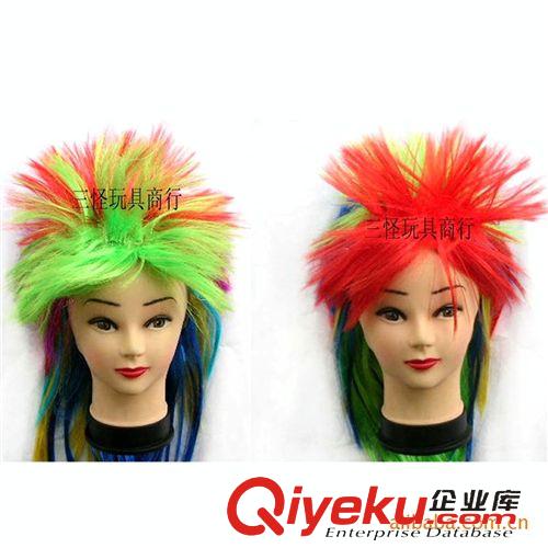 彩發(fā)套 化妝舞會(huì)用品 派對(duì)用品 游戲用品 表演用品 COS道具 披肩彩發(fā)套