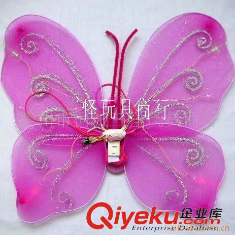 翅膀 供應舞會用品 表演翅膀 發光蝴蝶翅膀原始圖片2