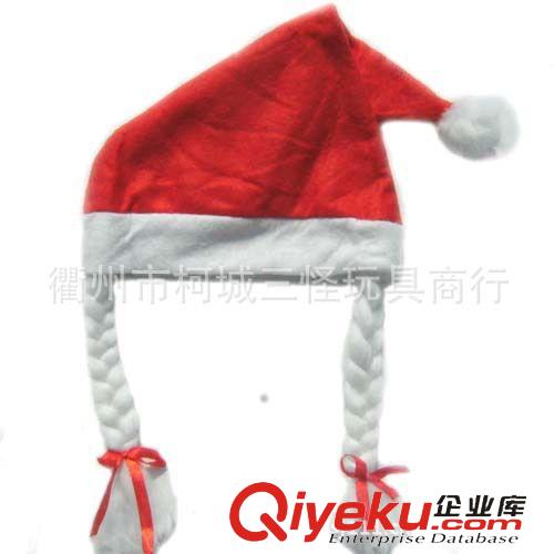圣誕節(jié)用品 供應(yīng)圣誕節(jié)用品 舞會用品 演出用品 特價無紡布圣誕帽原始圖片2