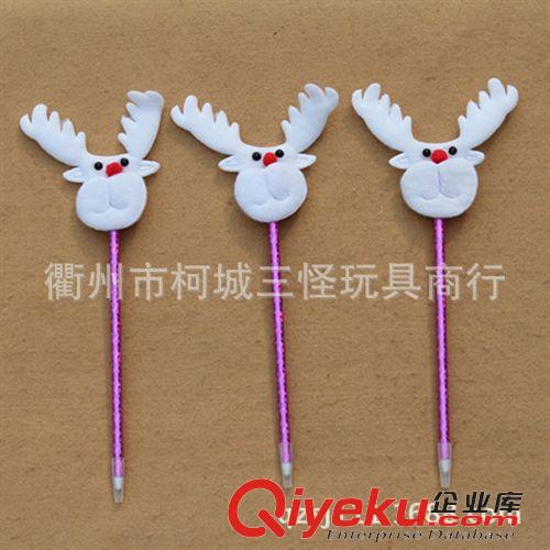 圣誕節(jié)用品 圣誕節(jié)情人節(jié)禮物文具批發(fā)創(chuàng)意可愛圓珠筆 圣誕禮品裝飾 圣誕筆原始圖片2