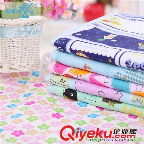 12月新品 寶寶柔軟純棉尿墊 嬰兒卡通防水可洗透氣隔尿墊 50*70cm原始圖片2