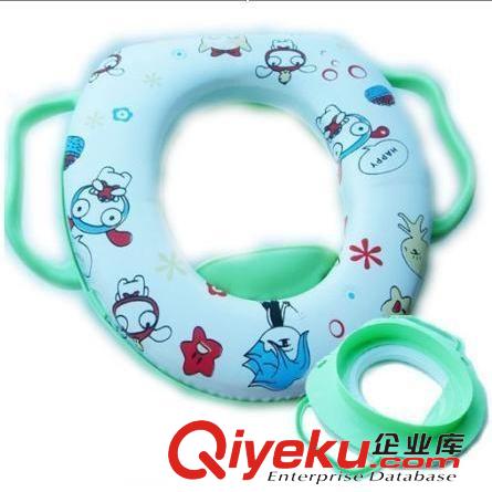 tj產(chǎn)品 兒童卡通塑料帶手柄馬桶座坐便圈 寶寶坐便器坐墊　誠招代理加盟原始圖片2