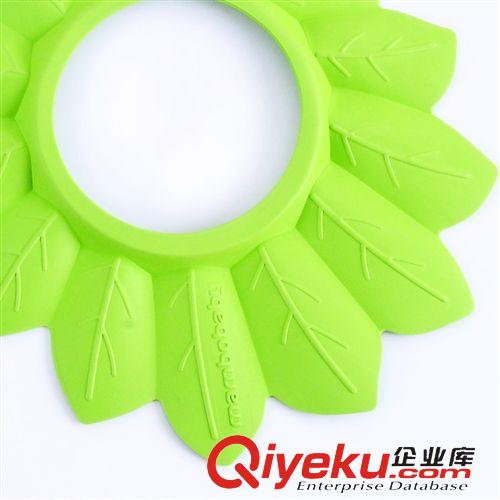 tj產(chǎn)品 蔓葆 新款嬰兒EVA洗發(fā)帽 寶寶加厚樹葉形洗頭帽 兒童浴帽原始圖片3