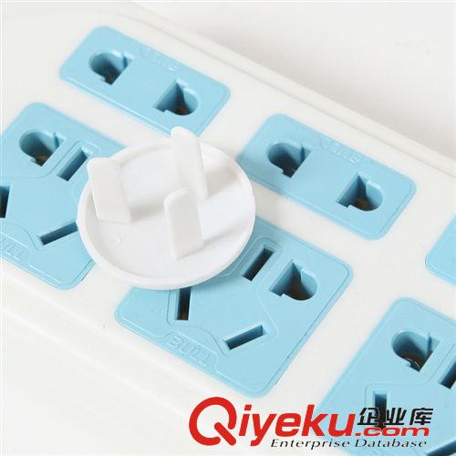 寶寶安全用品 廠家直銷 寶寶防觸電3相3腳三相電源插座蓋 兒童安全插座保護蓋原始圖片2
