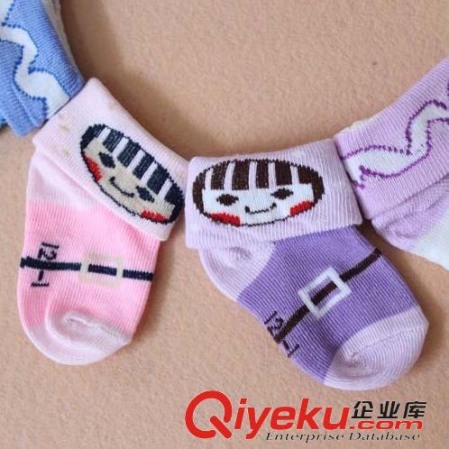襪子 襪套 棉鞋 寶寶夏季舒適松口卡通嬰兒襪 透氣吸汗新生兒襪子 0-6個(gè)月原始圖片2